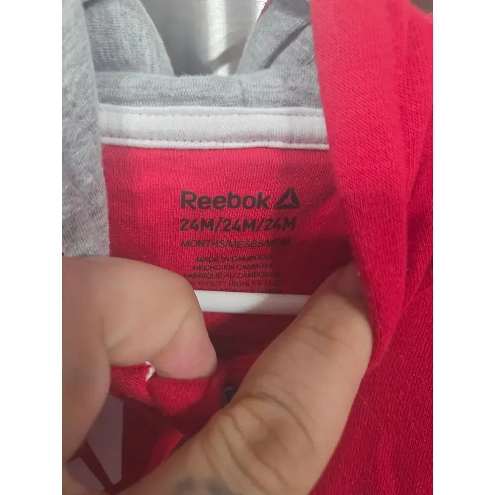 Red Hooded Jumpsuit - Reebok - 24mo